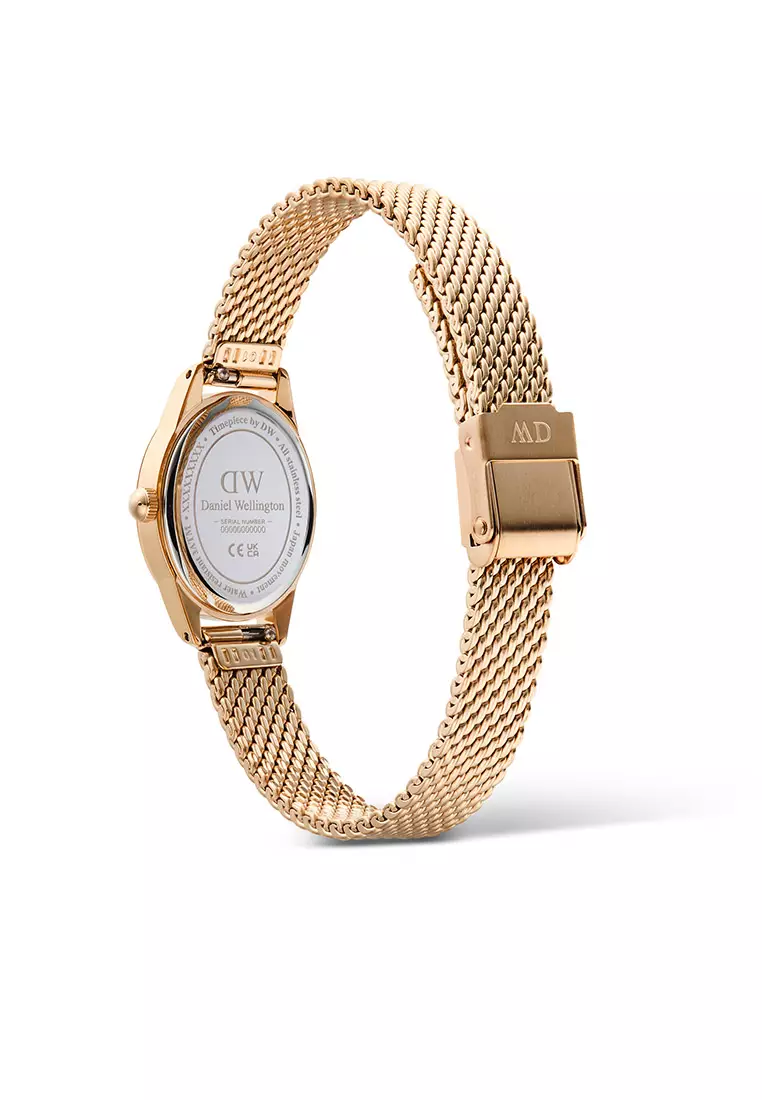 Ophelia Mini Mesh White Rose Gold - Women Watch stainless steel watch DW Official Authentic Original jam tanggan perempuan DW jam tangan