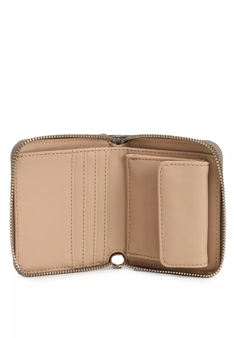 Laurel II Signature Logo Small Zip Around Wallet