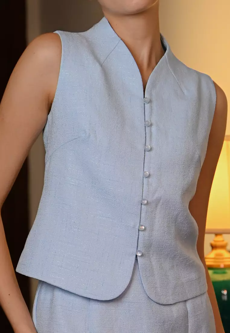 水珠纽扣中式上衣