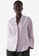 COS purple Linen Open Collar Shirt CE60EAACFDB416GS_1