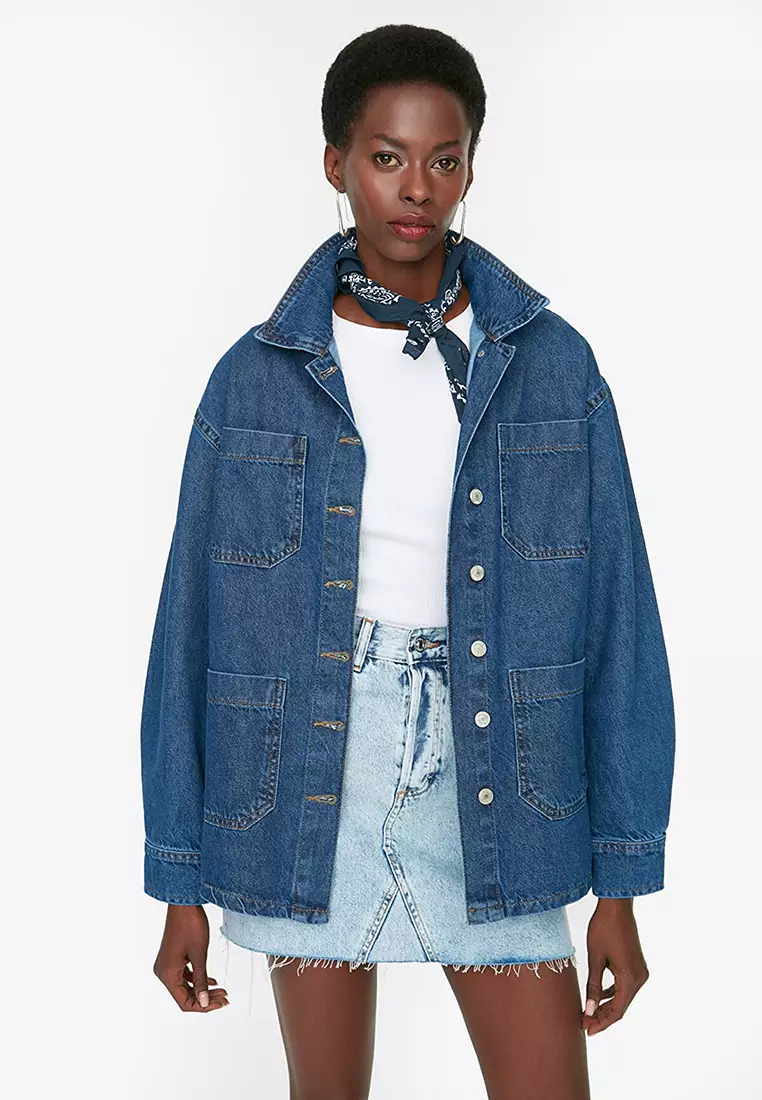 Denim sales jacket zalora