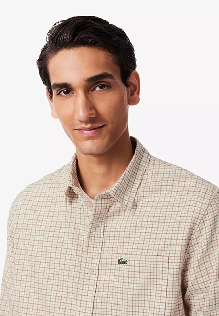 Regular Fit Plaid Flannel Shirt