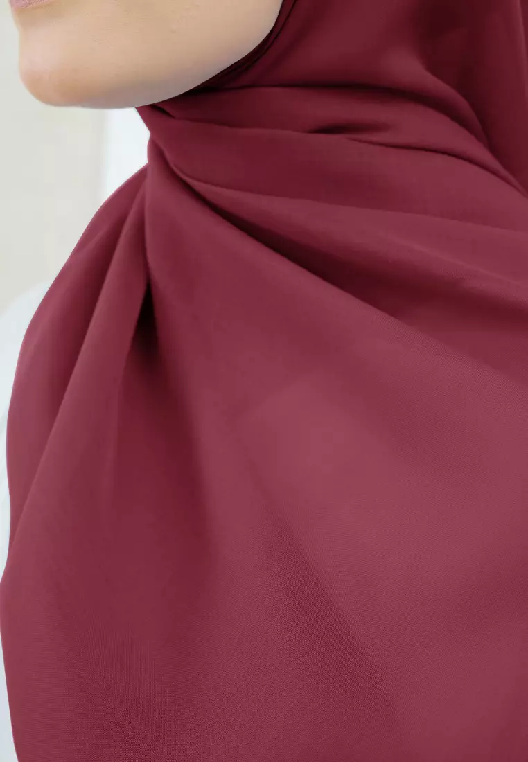 Pashmina Voal | Hijab Shawl | Pashmina 165cm x 70cm - Space Red