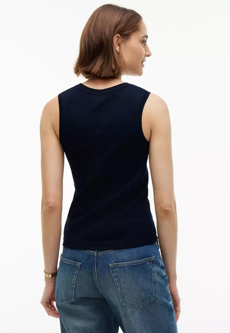 Slim Crew Neck Tank Top - Tommy Mainline