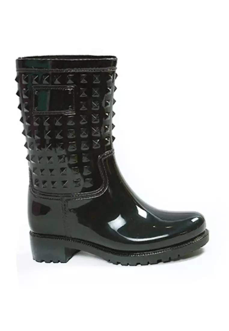 Discount on Twenty Eight Shoes  shoes - SKU: VANSA Stylish Mid Rain Boots VSW-R808