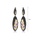 Glamorousky silver 925 Sterling Silver Plated Black Fashion Elegant Hollow Gold Branch Geometric Earrings with Amethyst 7B697ACADE0167GS_2
