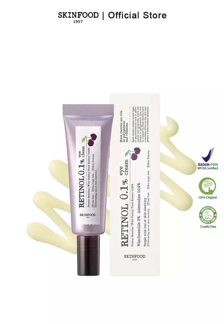 SKINFOOD - Black Cherry Retinol 0.1 Eye Cream