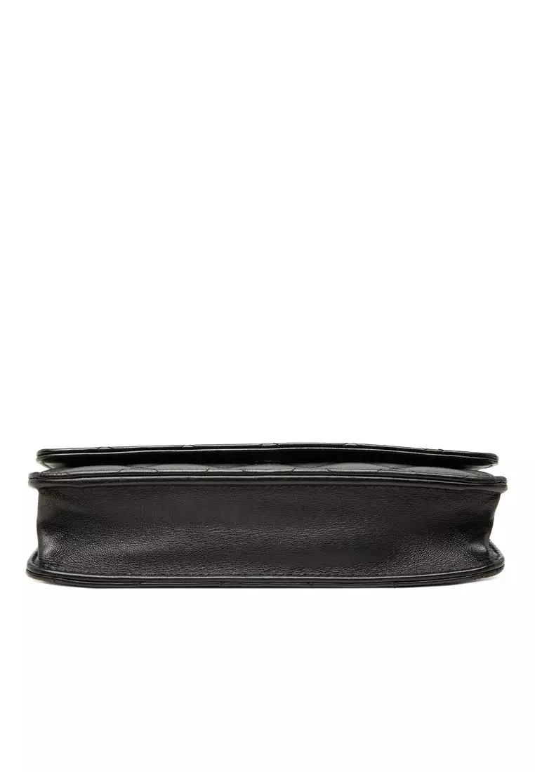 Pre-Loved Chanel Cc Quilted Lambskin Wallet On Chain