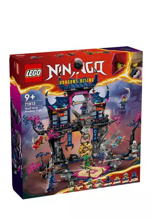 Ninjago 71813 Wolf Mask Shadow Dojo, Age 9+, Building Blocks, 2024 (1190pcs)