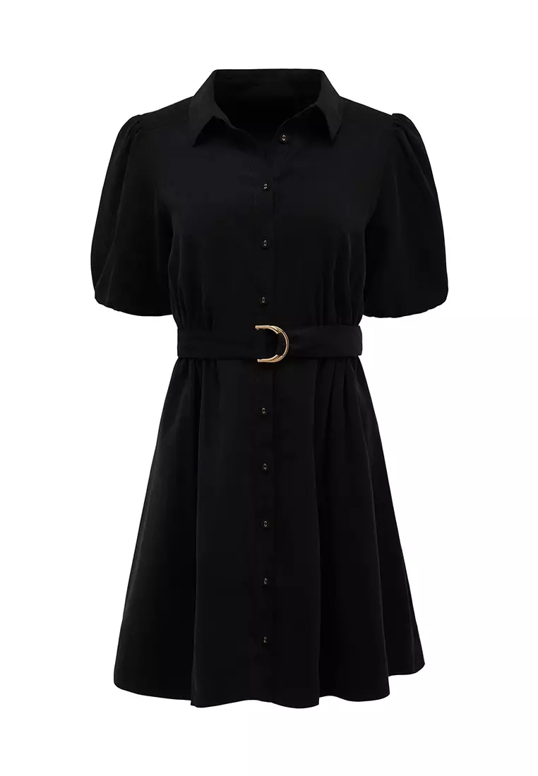 Buy Ever New Tamara Belted Waist Mini Dress 2024 Online | ZALORA ...