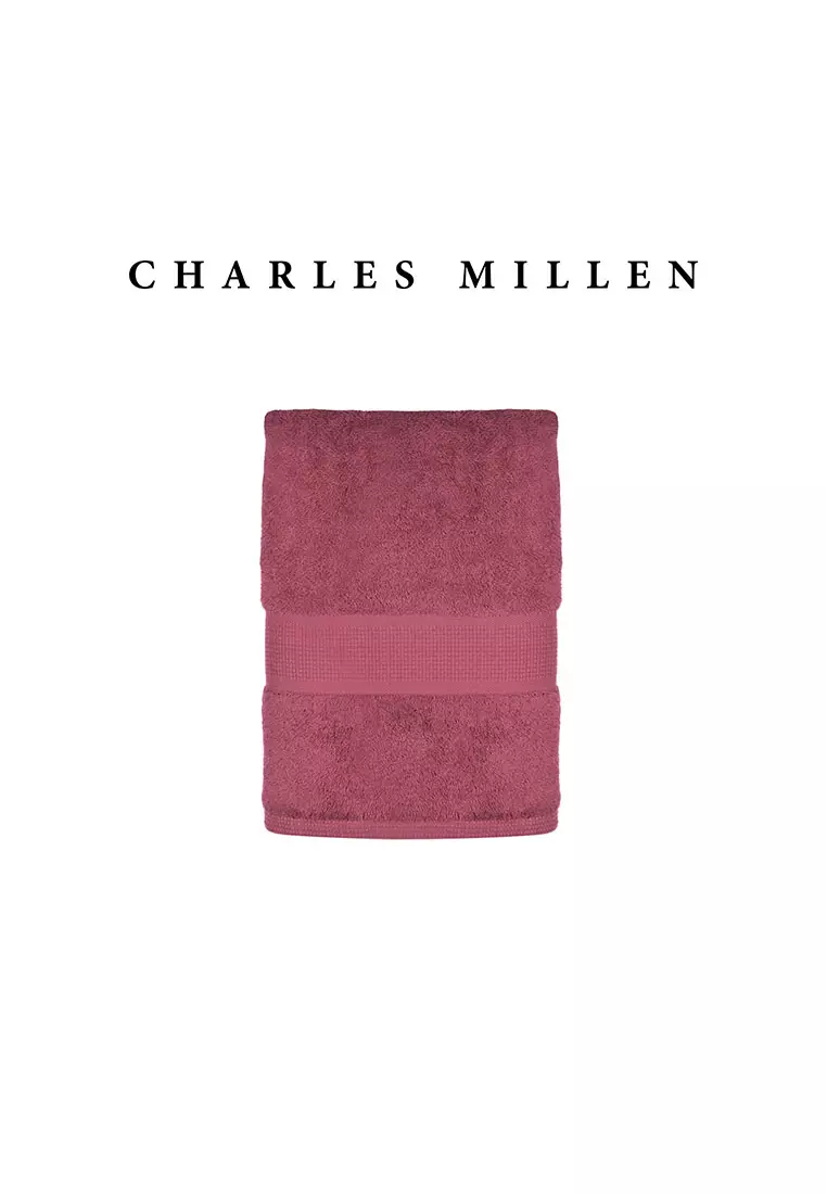 SET OF 2 Suzanne Sobelle By Charles Millen ( Victoria - Bath Towel ) 68cm x 137cm/ 530g.