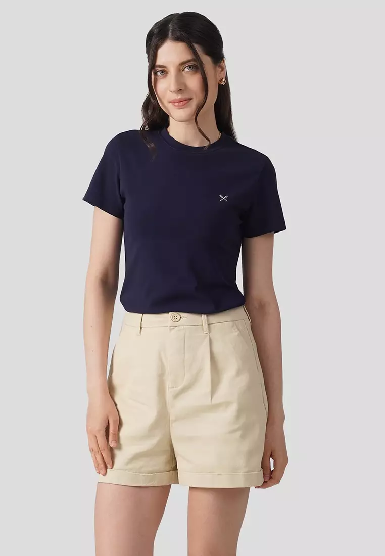 Soft Rib Crew Neck T-Shirt