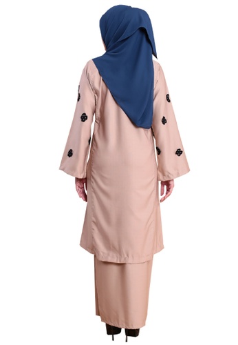 Buy Kurung Happy 02 from Hijrah Couture in Beige only 99
