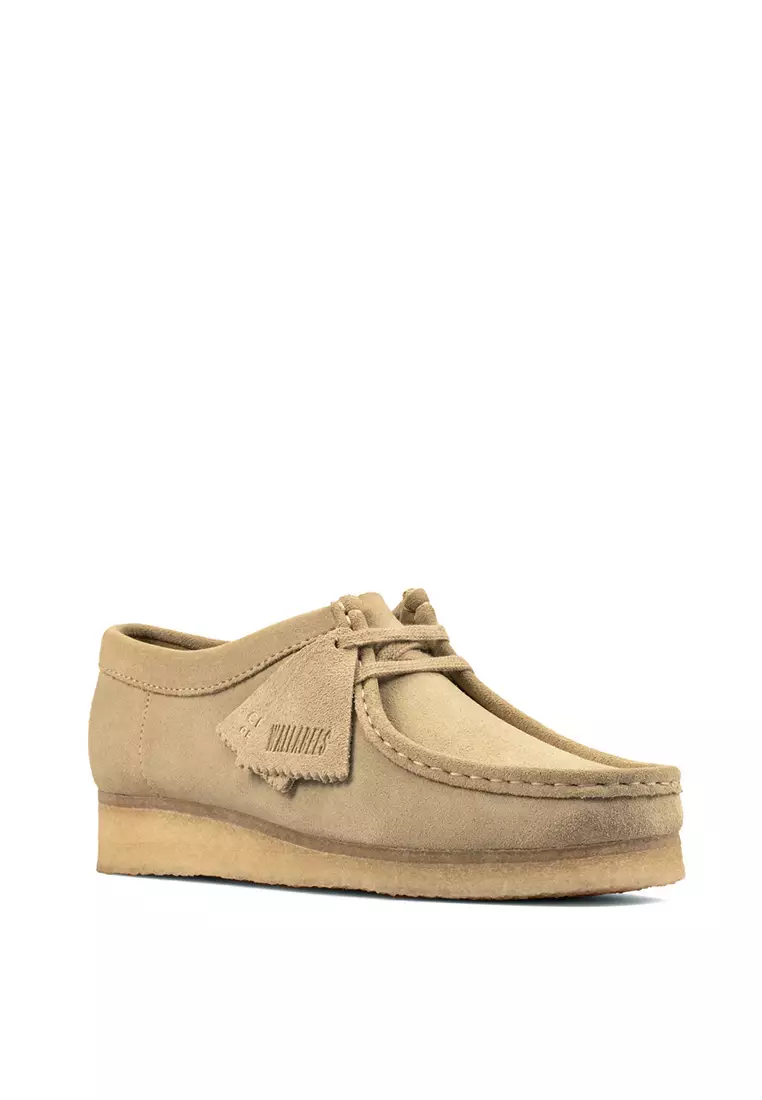 Womens Wallabee. Moccasins - Maple Suede