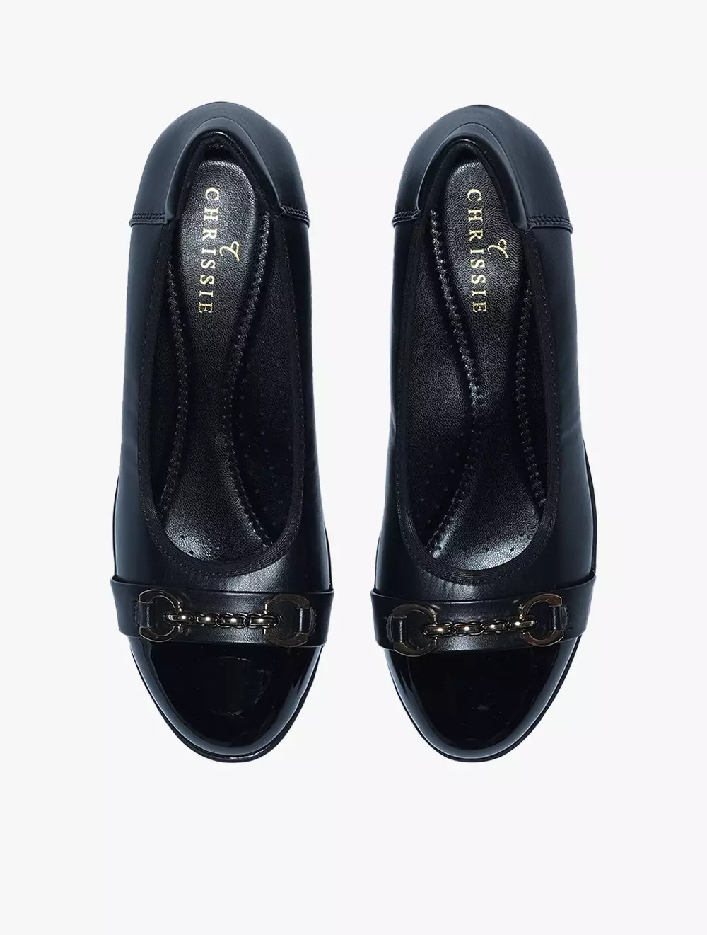 Payless Chrissie Womens Demi Comfort Heels - Black_15