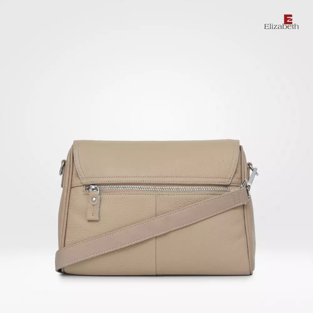 Tas Elizabeth Genuine Leather Sling Bag 0720-0492 Khaki