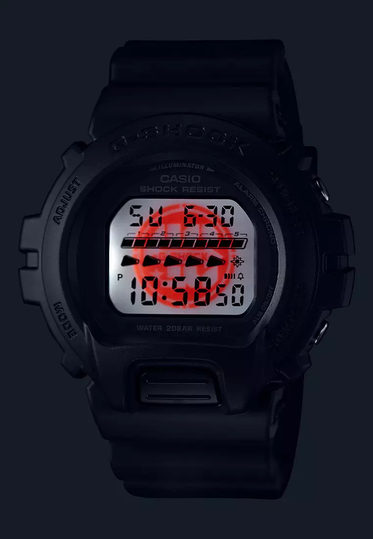 G-SHOCK 40th Anniversary REMASTER BLACK - Jam Tangan Digital Pria - DW-6640RE-1D
