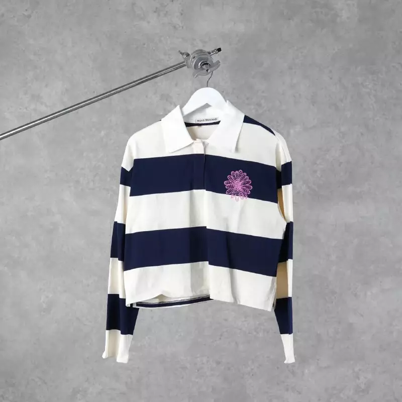 Jual Mardi Mercredi Polo MARDI MERCREDI RUGBY FLOWER PINK STRIPE
