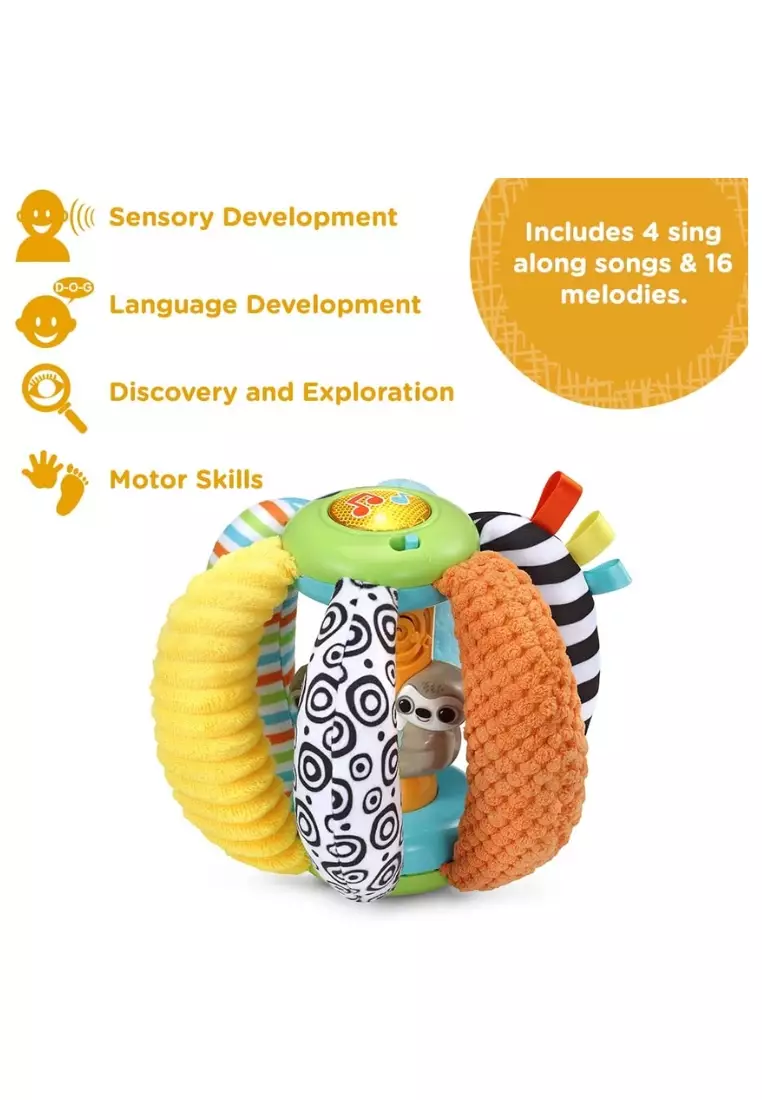 VTech Baby Peek-a-Boo Surprise, Sensory Toy with Sloth Characters, Colours, Lights & Sounds, for Boys & Girls