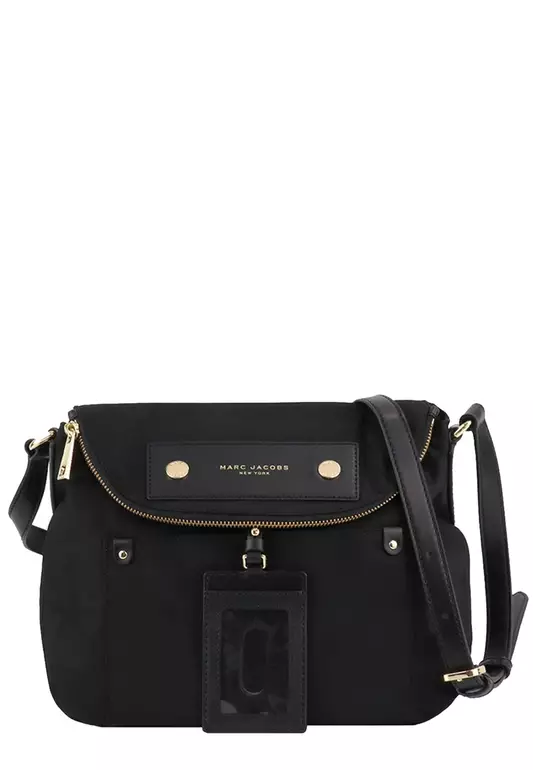 Preppy Nylon Natasha Crossbody Bag in Black M0014625