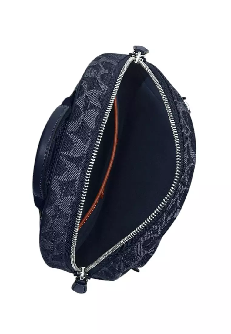 Mens Charter Pack In Signature Denim - Deep Blue