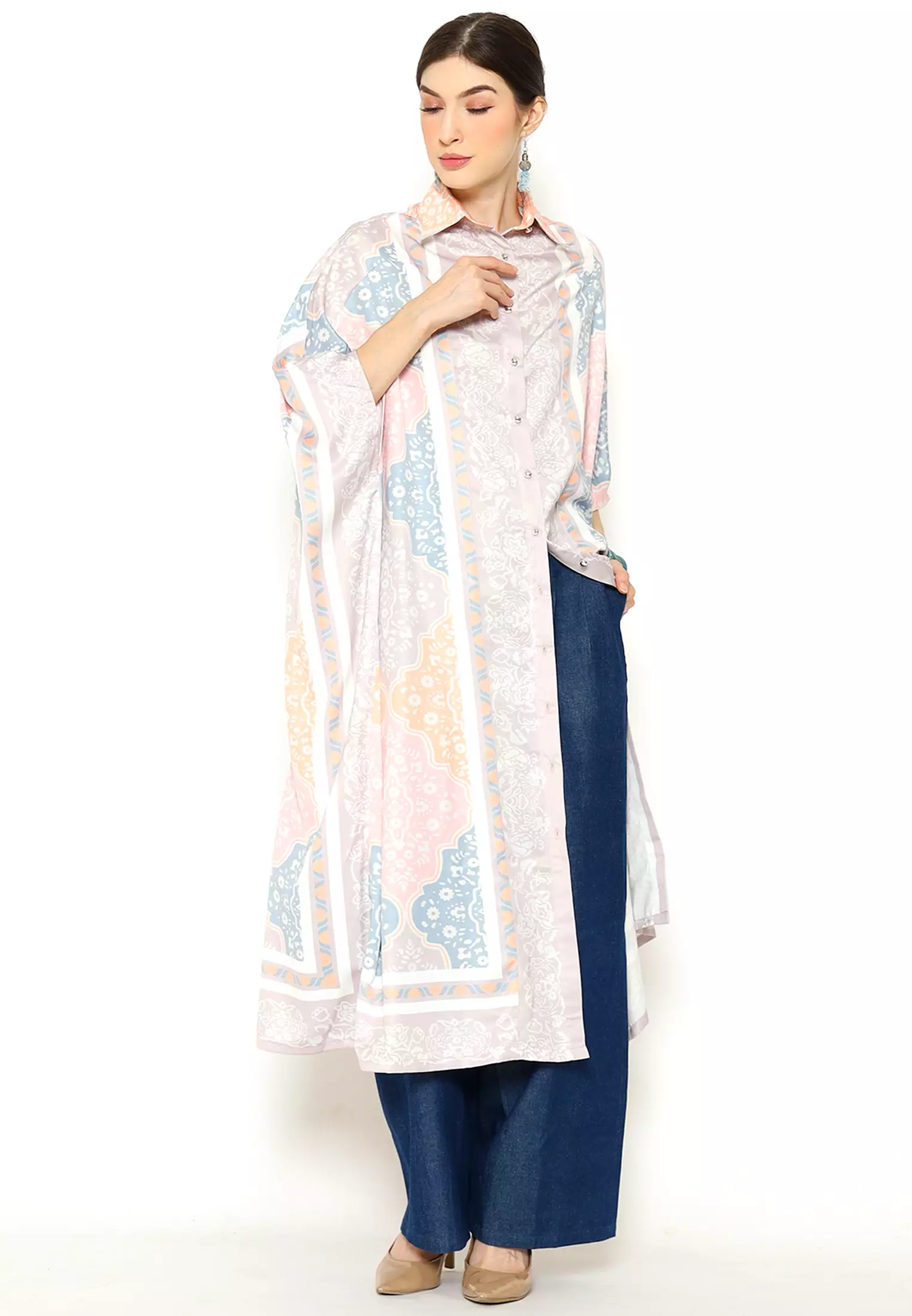 Kanzi Collared Kaftan