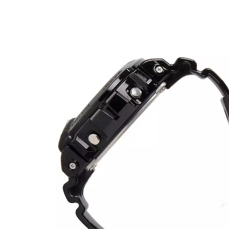 Jam Tangan Pria Casio G-Shock DW-6900NB-1DR Mirror-Metallic Digital Dial Black Resin Band