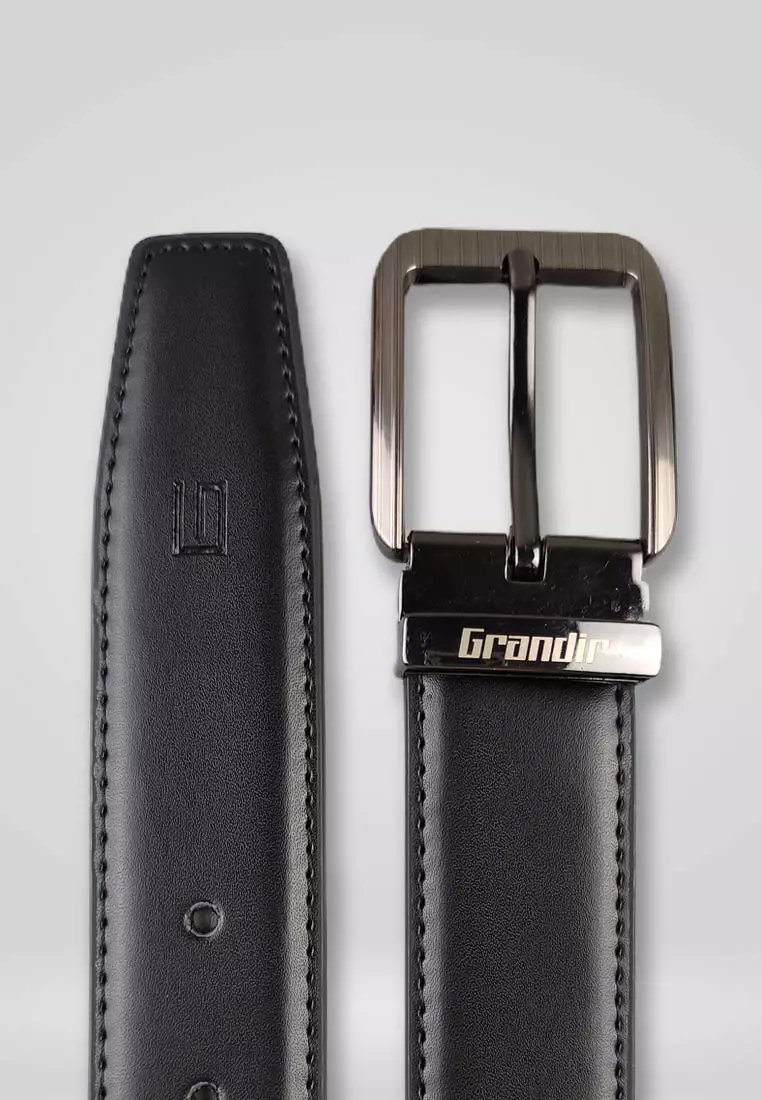 Grandir Ikat Pinggang Pria Kulit Sintetis Premium Sabuk Gesper Men Belt P