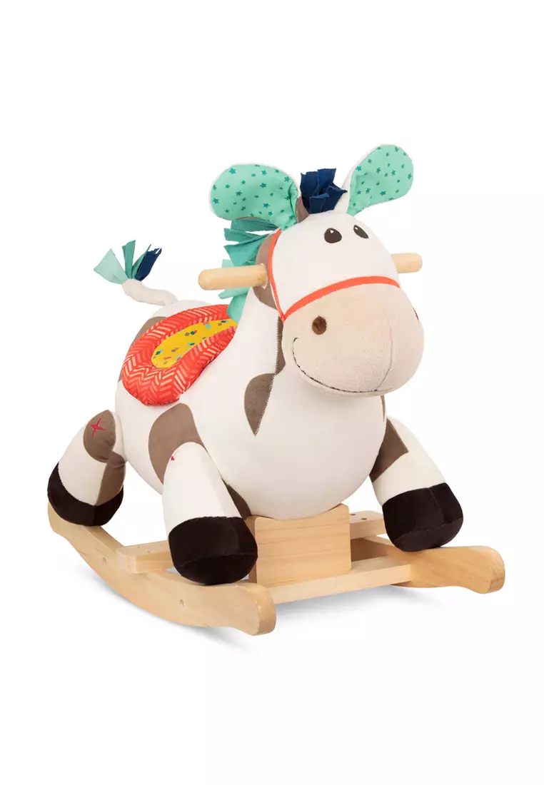 Buy B. TOYS B. Toys Wooden Rocking Horse Pony - Rodeo Rocker For ...