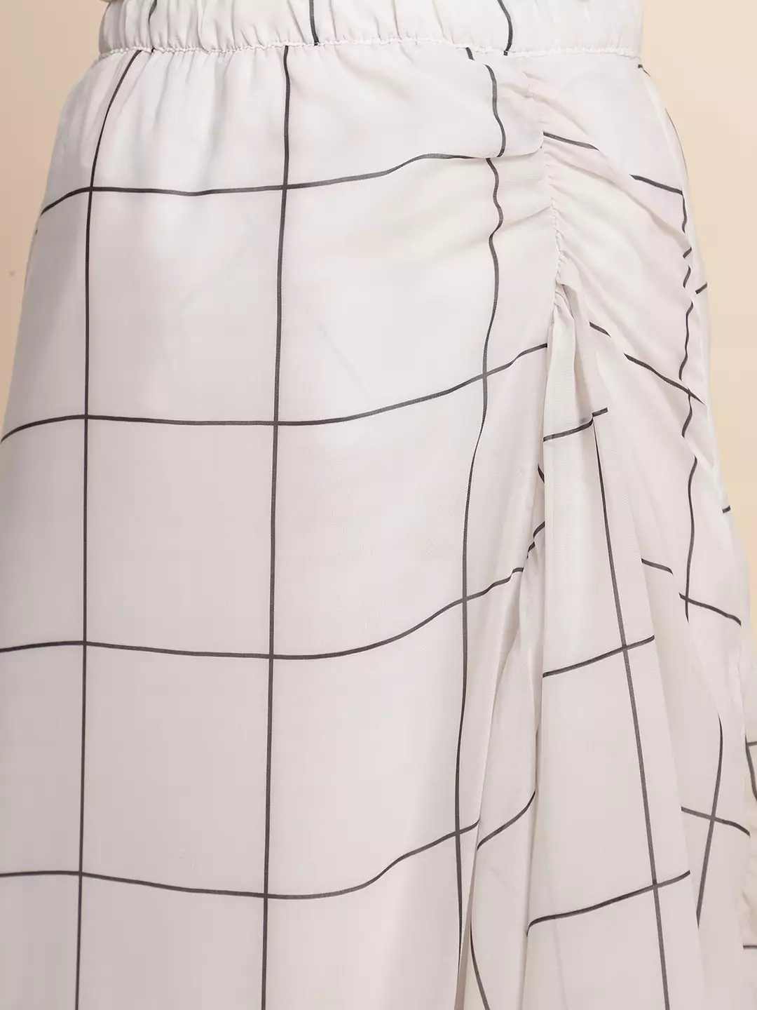Chanira Julia Skirt-White Black