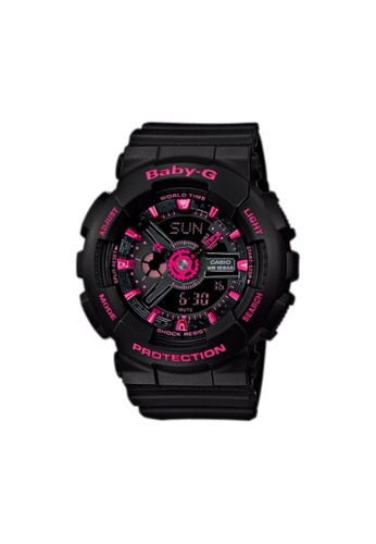 Buy Baby G Casio Baby G Women S Analog Digital Watch Ba 111 1a Pink Dial With Black Resin Band Sports Watch Online Zalora Malaysia