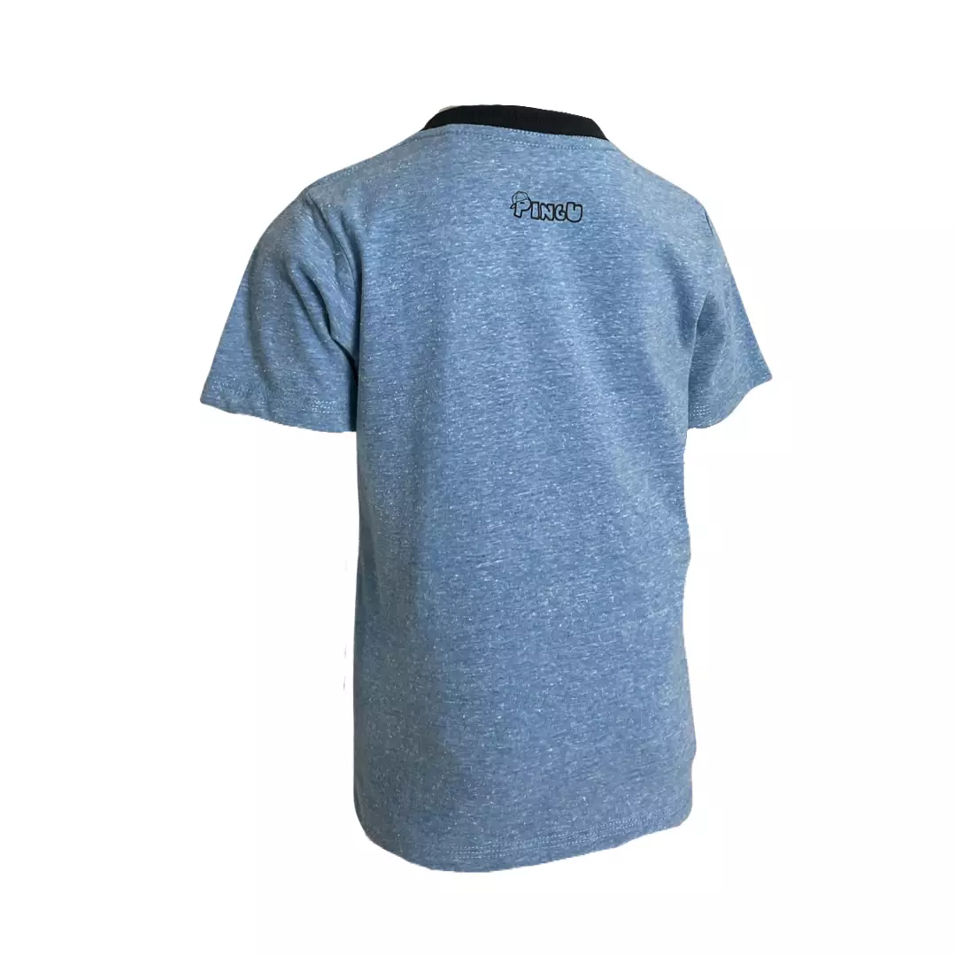 Pingu Kaos Anak Laki Laki Sablon Cactus Biru 92001829