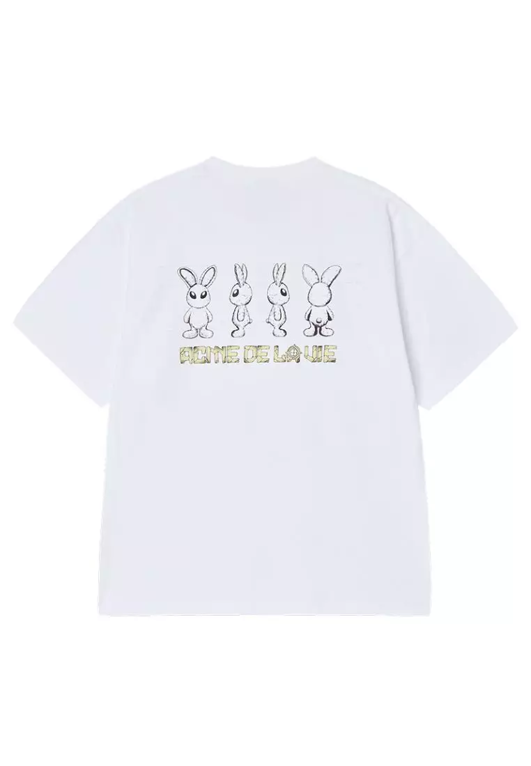 Mugshot Alien Short Sleeve T-Shirt White