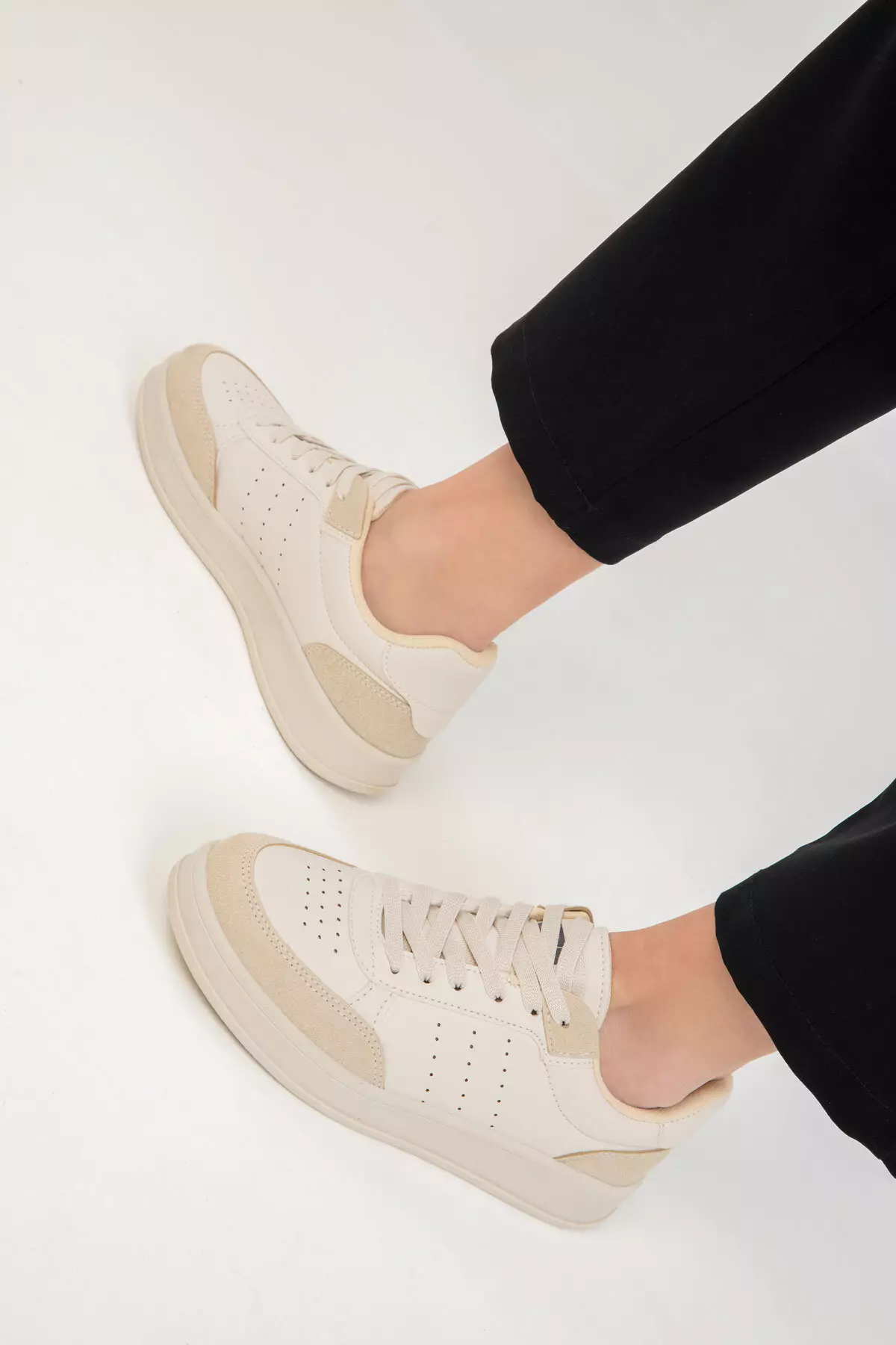 Beige Women's Sneakers 20359