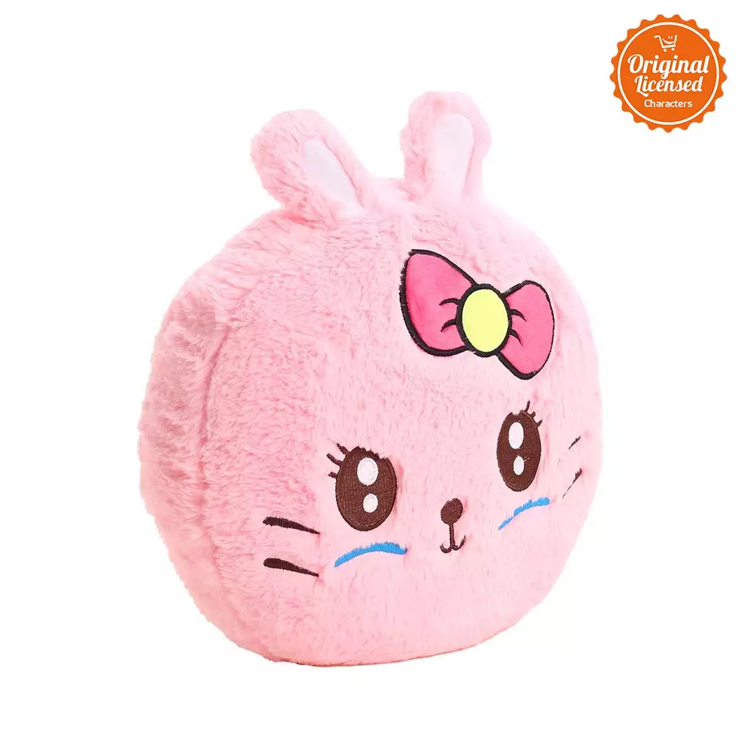 Boneka Bantal Kepala Rabbit 30 cm - Pink 