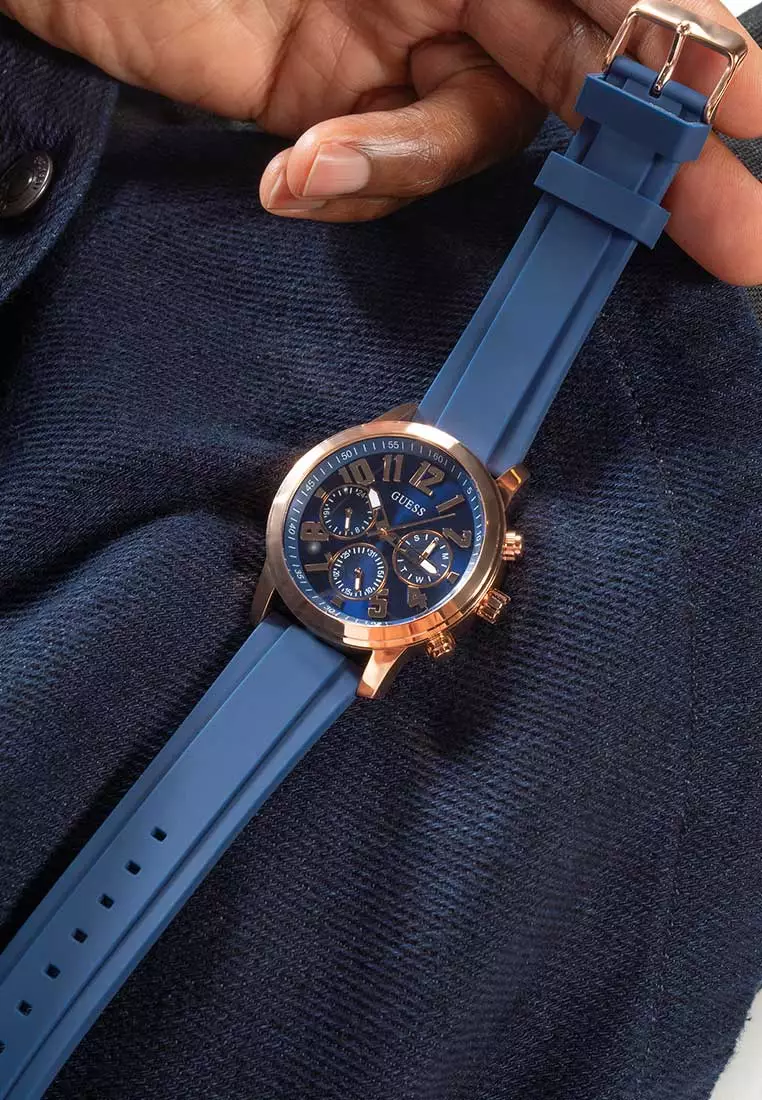 GUESS Gents Watch RESISTANCE  Blue - GW0729G3