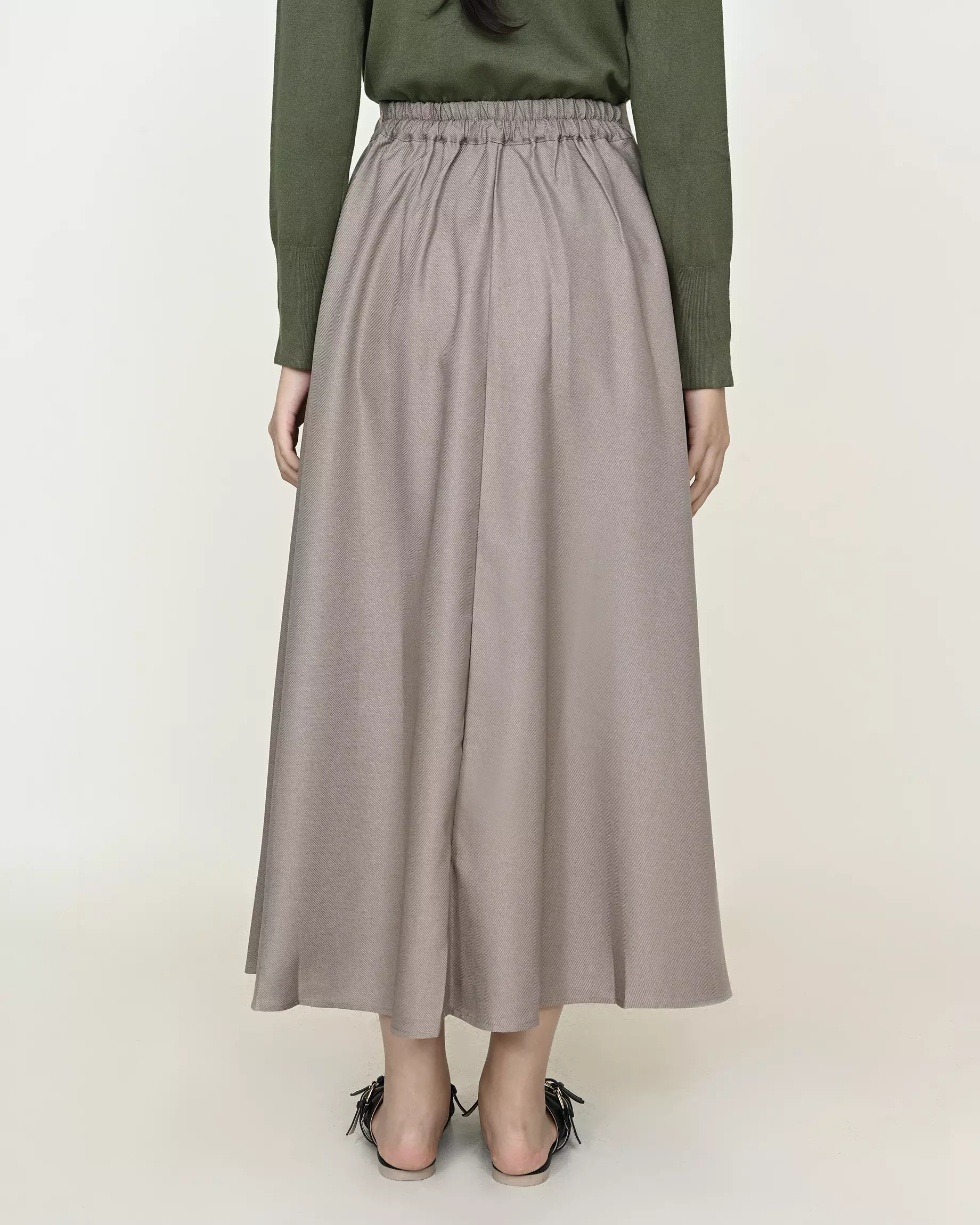Geulis.id CHITOSE SKIRT - Taupe