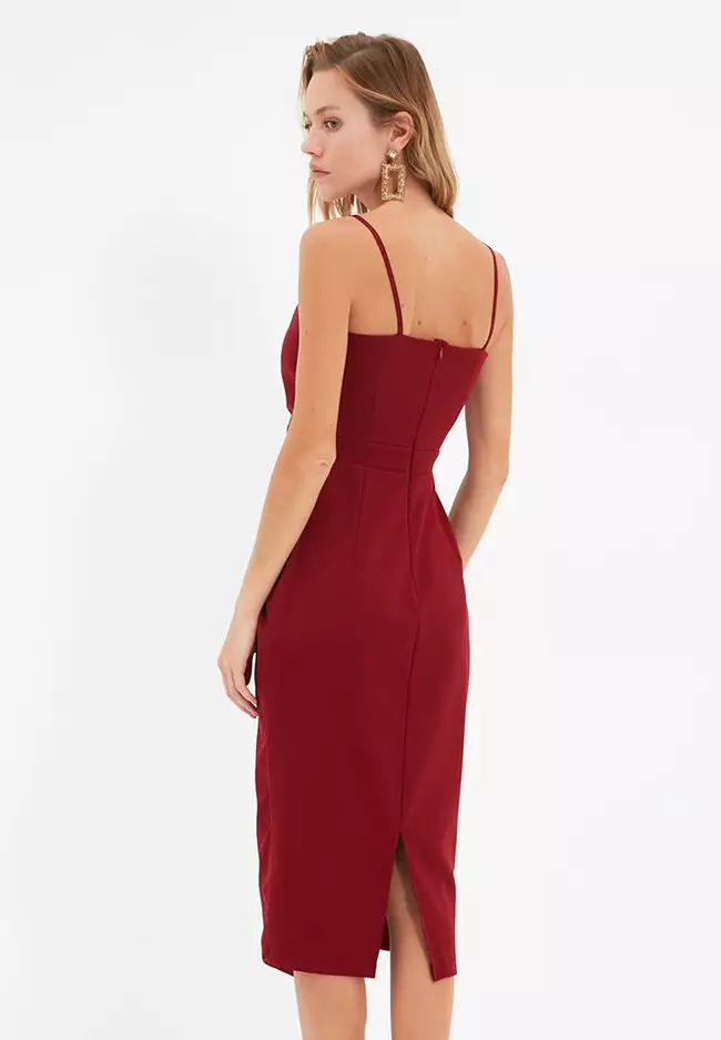 Buy hotsell burgundy dress