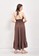 NAVVA BALI gold and brown Tiberio Halter Maxi Dress Brown A5821AAD8D55CBGS_2