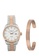 Stuhrling Original pink 3935 Men's Quartz Watch & Bangle Set 6EF74ACFCFC659GS_1