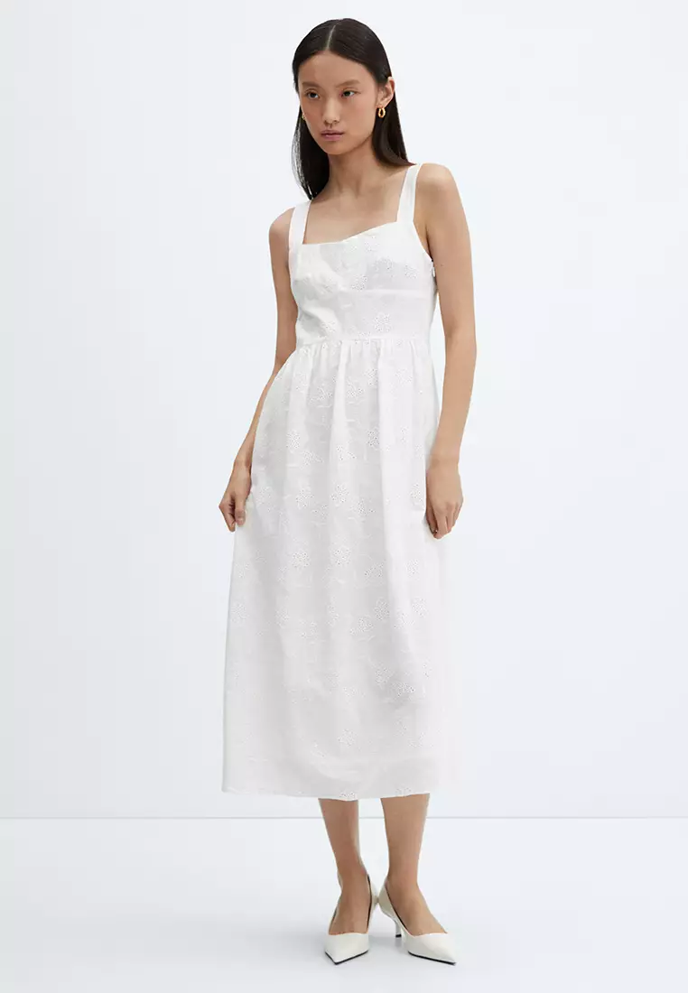 Embroidered Cotton Dress