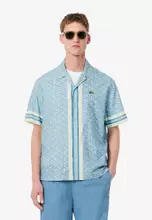 Buy Lacoste Straight Cut Monogram Shirt 2025 Online | ZALORA