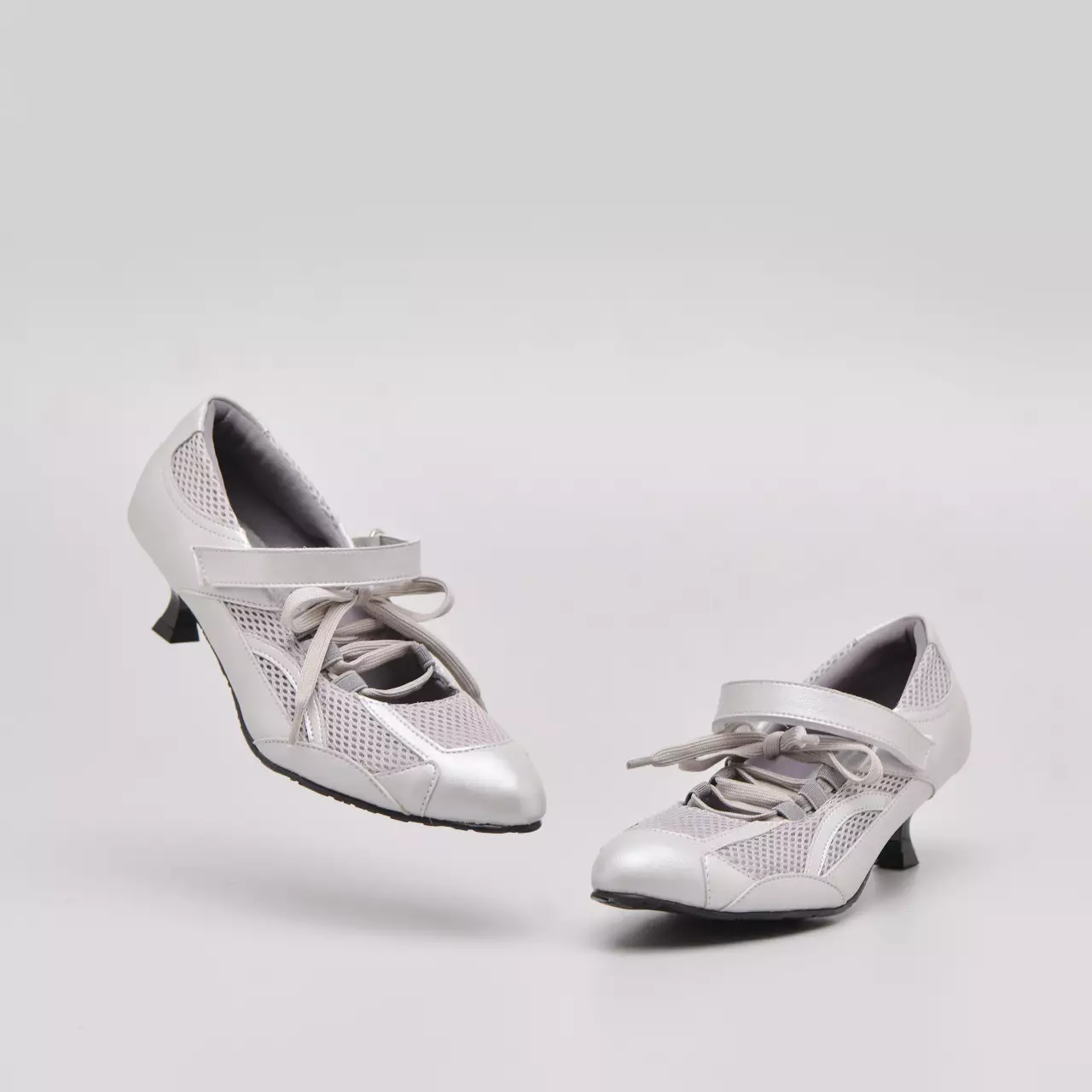 Janne Mini Heels Silver