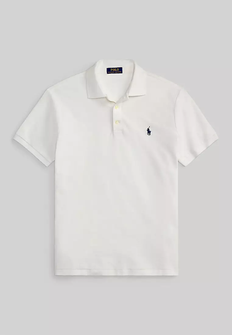 Custom Slim Fit Honeycomb-Mesh Polo