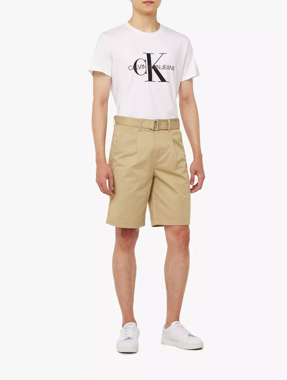 Jual Calvin Klein CALVIN KLEIN JEANS WIDE LEG PLEATED CHINO