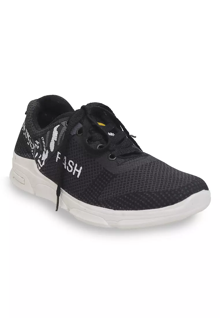 Ahya Sepatu Sneakers Tali Pria Wanita Lighweight Casual Shoes Material Mesh ORIGINAL - White