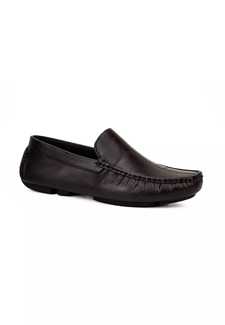 Discount on Mario D' boro Runway  shoes - SKU: Men's Casual Driving Shoes MV 22580 Dark Brown