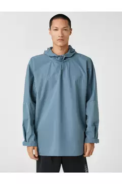 Buy KOTON Sports Oversize Hood Waterproof Raincoat Jacket