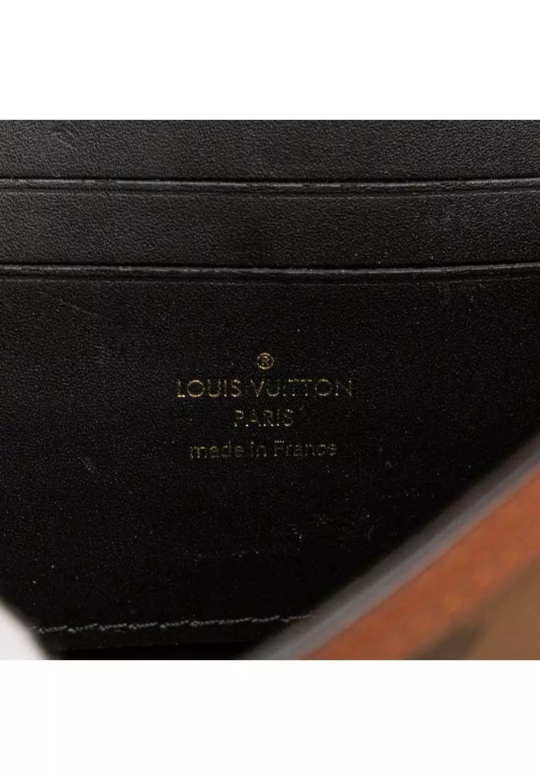 Pre-Loved Louis Vuitton Monogram Reverse Dauphine Wallet On Chain