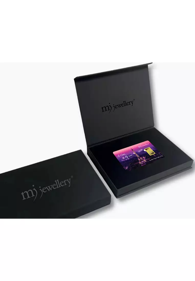 5G Gold Collection 999.9/24K Eiffel Tower Series Gold Bar (0.5g)